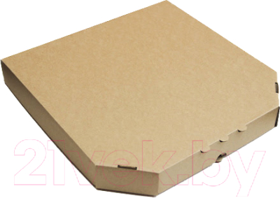 Набор коробок упаковочных для еды Gecko Для пиццы 325x325 (100шт, бурый)