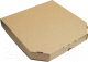 Набор коробок упаковочных для еды Gecko Для пиццы 325x325 (100шт, бурый) - 