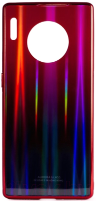 Чехол-накладка Case Aurora для Huawei Mate 30 Pro (красный/синий)