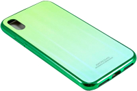 Чехол-накладка Case Aurora для Xiaomi Mi A3 Lite/Mi CC9/Mi 9 Lite (зеленый) - 