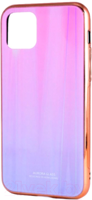 Чехол-накладка Case Aurora для Xiaomi Mi A3/Mi CC9/Mi 9e (розовый/фиолетовый)