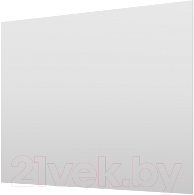 Зеркало Пекам Greta Fly 80x65 / GretaFly-80x65spcl (с подсветкой, сенсором на прикосновение, подогревом и часами)