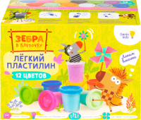 

Пластилин легкий Genio Kids, Легкий пластилин. Зебра в клеточку / TA1701L