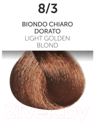 Крем-краска для волос Oyster Cosmetics Perlacolor 8/3 (100мл)