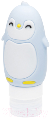 Изображение товара Флакон для косметики Dewal Beauty Пингвин DFZ-11 (голубой)