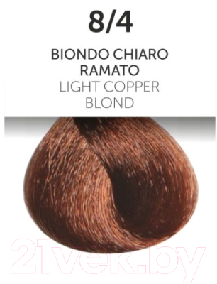 Крем-краска для волос Oyster Cosmetics Perlacolor 8/4 (100мл)