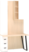 Комплект мебели для кабинета Шатура Rimini белый/туя H1D-01.FB/DR тумба слева / 488136 - 