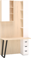 Комплект мебели для кабинета Шатура Rimini белый/туя H1D-01.FB/DR тумба справа / 488137 - 