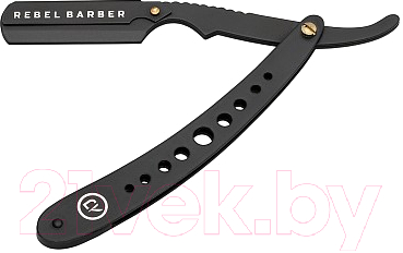 

Опасная бритва Rebel Barber, Predator Black со сменным лезвием RB016