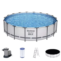 Каркасный бассейн Bestway Steel Pro Max 56462 (549x122, с фильтр-насосом и лестницей) - 
