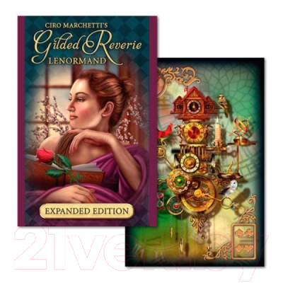Изображение товара Гадальные карты U.S. Games Systems Gilded Reverie Lenormand Expanded / GRE47