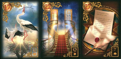 Изображение товара Гадальные карты U.S. Games Systems Gilded Reverie Lenormand Expanded / GRE47