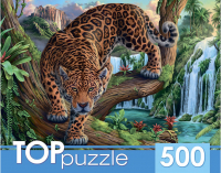 

Пазл Top Puzzle, Леопард у водопада / ХТП500-6813