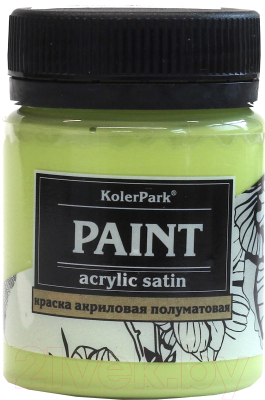 Акриловая краска KolerPark Акриловая сатиновая (50мл, груша)
