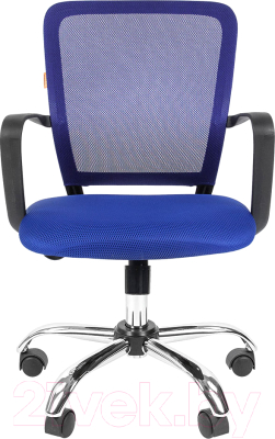 Кресло офисное Chairman 698 хром (TW-05, синий)
