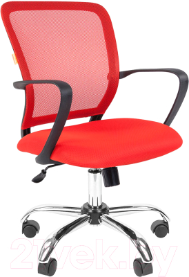 Кресло офисное Chairman 698 хром (TW-69, красный)