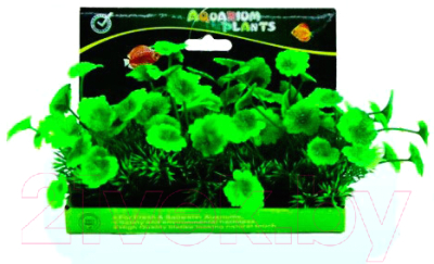 Декорация для аквариума Azoo Искусственное растение / YM-0705