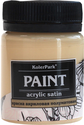 Акриловая краска KolerPark Акриловая сатиновая (50мл, лесной)