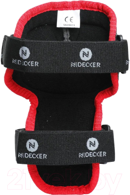 Наколенники защитные Nidecker Knee Guards Multisport / SK09074 (черный/красный)