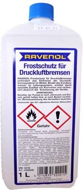 Антифриз Ravenol Frostschutz Fur Druckluftbremsen / 1430208-001-01-000 (1л)