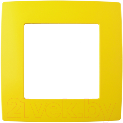Рамка для выключателя ЭРА 12-5001-21 / Б0019386 (желтый)