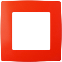 Рамка для выключателя ЭРА 12-5001-23 / Б0019388 (красный) - 