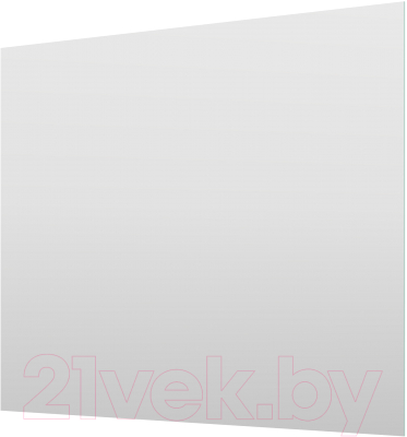 Зеркало Пекам Greta Fly 100x80 / GretaFly-100x80spcl (с подсветкой, сенсором на прикосновение, подогревом и часами)