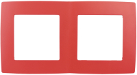 Рамка для выключателя ЭРА 12-5002-23 / Б0019397 (красный) - 