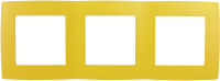 Рамка для выключателя ЭРА 12-5003-21 / Б0019404 (желтый) - 