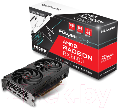 Видеокарта Sapphire RX 6600 Pulse Radeon 8GB GDDR6 (11310-01-20G)