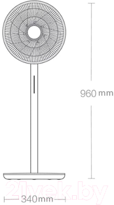 Вентилятор SmartMi Pedestal Fan 3 ZLBPLDS05ZM (PNP6005EU)