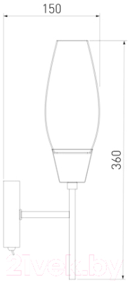 Бра Евросвет Thalia 60140/1 (сатин-никель)