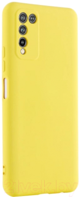 Чехол-накладка Case Cheap Liquid для Honor 10X Lite (желтый)