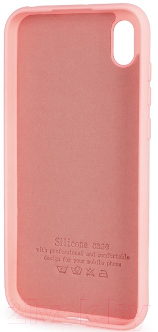 Чехол-накладка Case Cheap Liquid для Huawei Y5 2019/Honor 8S (светло-розовый) — фото 2