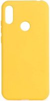 Чехол-накладка Case Cheap Liquid для Huawei Y6 2019 (желтый) - 