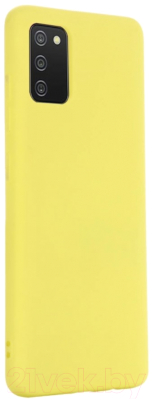 Чехол-накладка Case Cheap Liquid для Galaxy A02s (желтый)