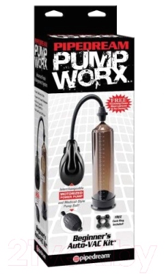 Вакуумная помпа для пениса Pipedream Pump Worx Beginner's Auto Vac Kit / PD3286-00
