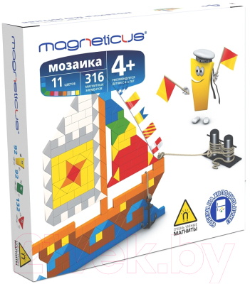 

Развивающая игрушка Magneticus, Магнитная мозаика. Парусник / MM-011