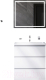 Комплект мебели для ванной AM.PM Gem S BK91GF - 