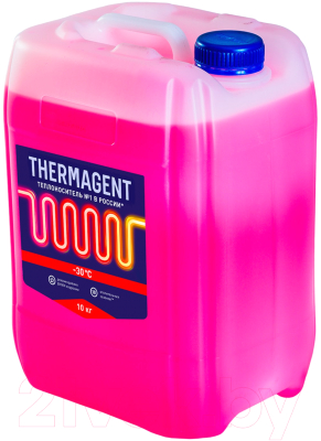 Теплоноситель для систем отопления Thermagent -30°C (10кг, красный)