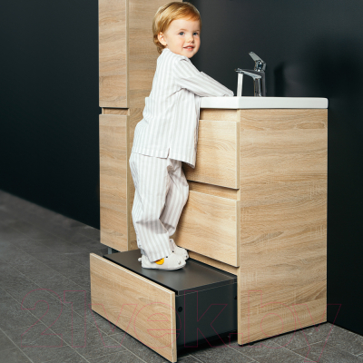 Комплект мебели для ванной AM.PM Gem S BK91GC