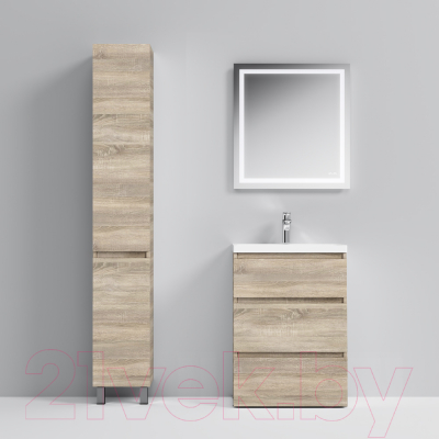 Комплект мебели для ванной AM.PM Gem S BK91GC