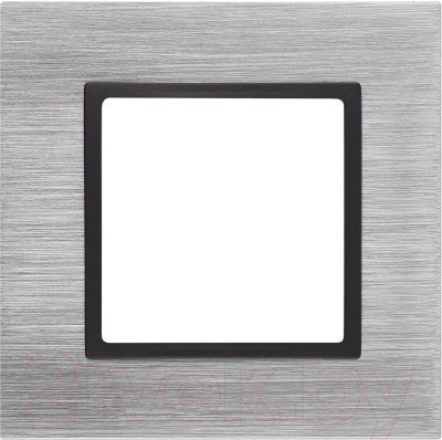 Рамка для выключателя ЭРА Elegance 14-5201-41 / Б0034545 (сталь)