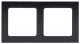 Рамка для выключателя EKF PROxima Стокгольм / EZM-G-303-10 (черный) - 