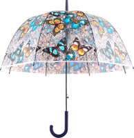 Зонт-трость Мультидом Бал бабочек / FX24-38 (полуавтомат) - 