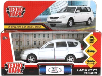 Автомобиль игрушечный Технопарк Lada Priora / PRIORAWAG-12-WH (белый)