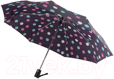 Зонт складной Мультидом Цветной горошек / FX24-53