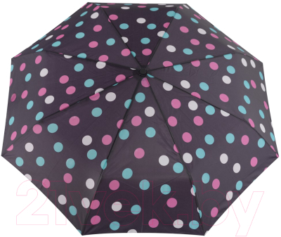Зонт складной Мультидом Цветной горошек / FX24-53