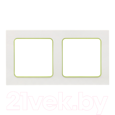 Рамка для выключателя EKF PROxima Стокгольм / EXM-G-303-20 (белый)