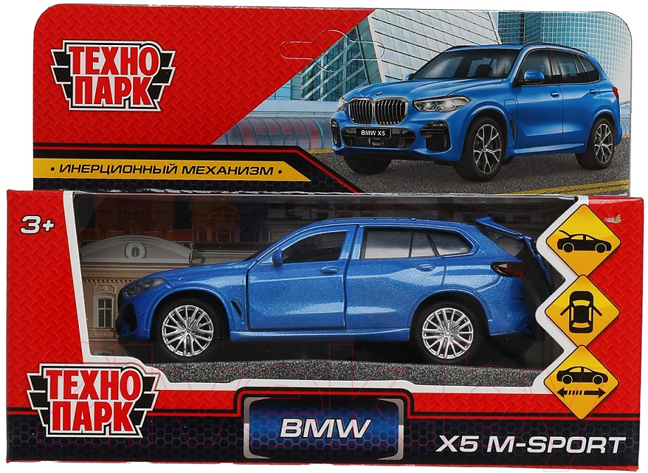 Автомобиль игрушечный Технопарк BMW X5 M-Sport / X5-12-BU (синий) — фото 6